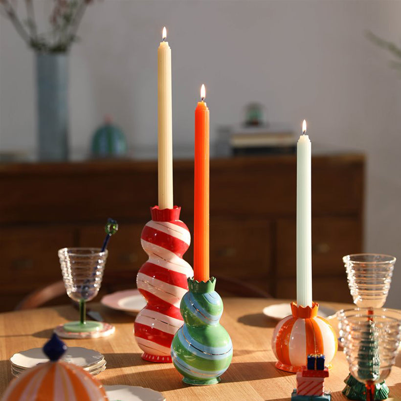 Jolly Candle Holder | Green, shop the best Christmas gift gifts for her for him from Inna carton online store dubai, UAE!