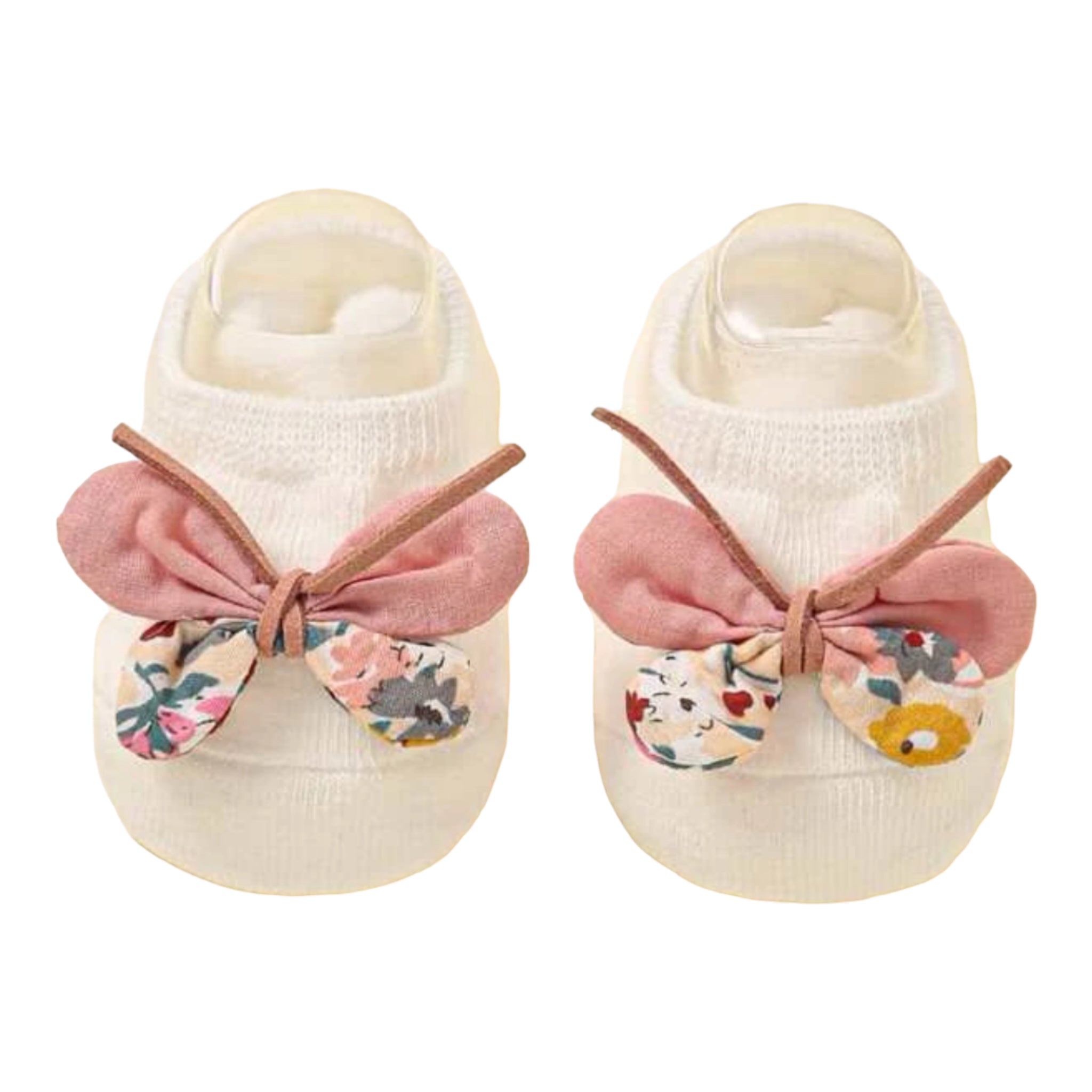 Baby newborn Bow Socks | Floral, shop the best Christmas gift gifts for her for him from Inna carton online store dubai, UAE!