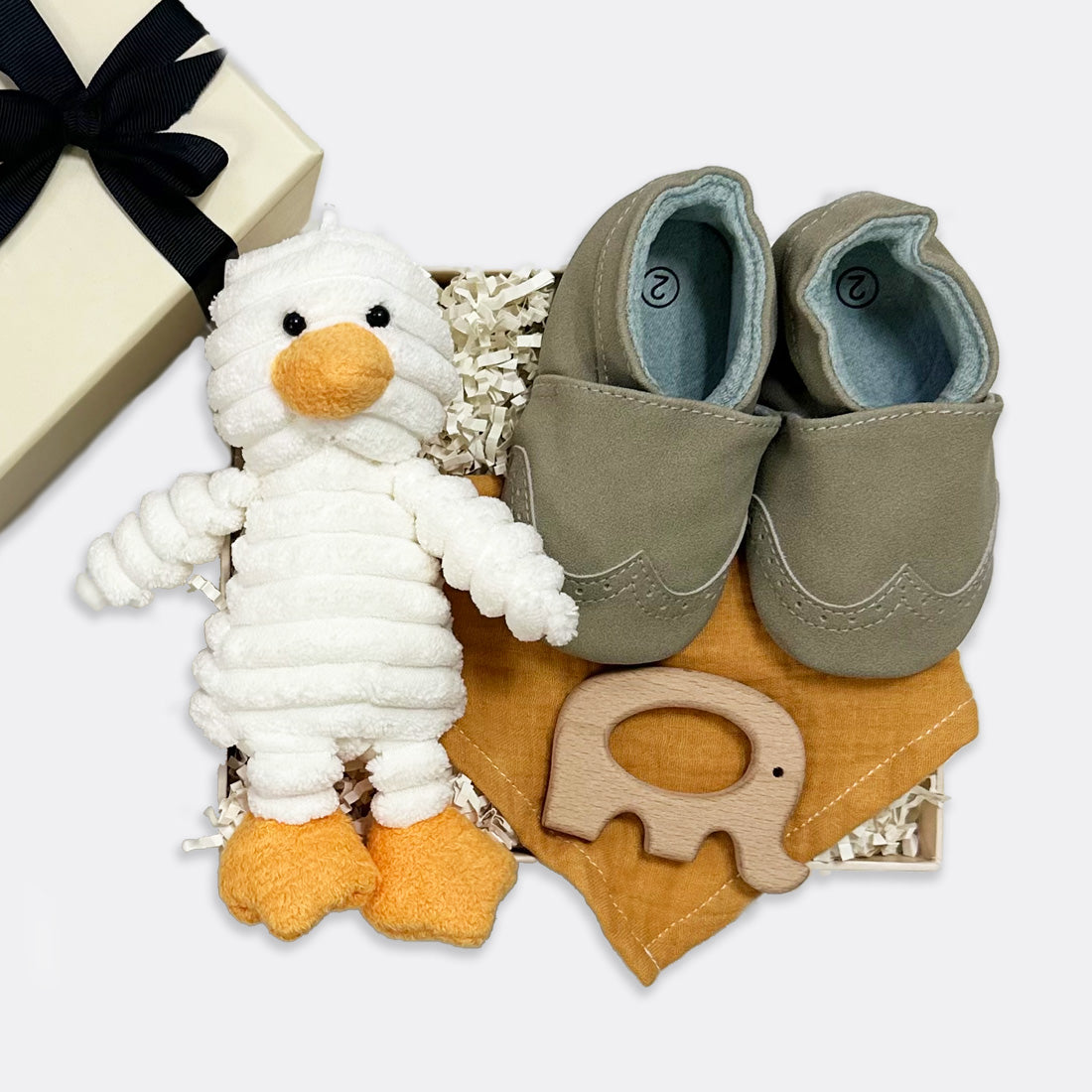 Ducky Soft Toy Bandana Style Bib | Mustard My Moccasin | Lime (from birth up to 12 months) Elephant Teether , shop the best Christmas gift gifts for her for him from Inna carton online store dubai, UAE!