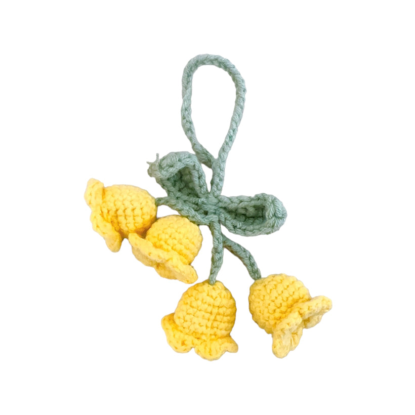 Tulip Bag Charm | Yellow , the best gift and gifts for him and for her from Inna Carton, the best online gift store in Dubai, UAE.