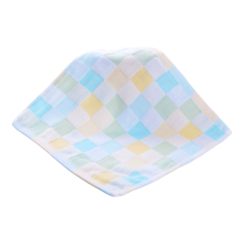 Checkered Muslin Square | Blue, the best-customized gift box and gifts for her and for him from Inna Carton online shop Dubai, UAE