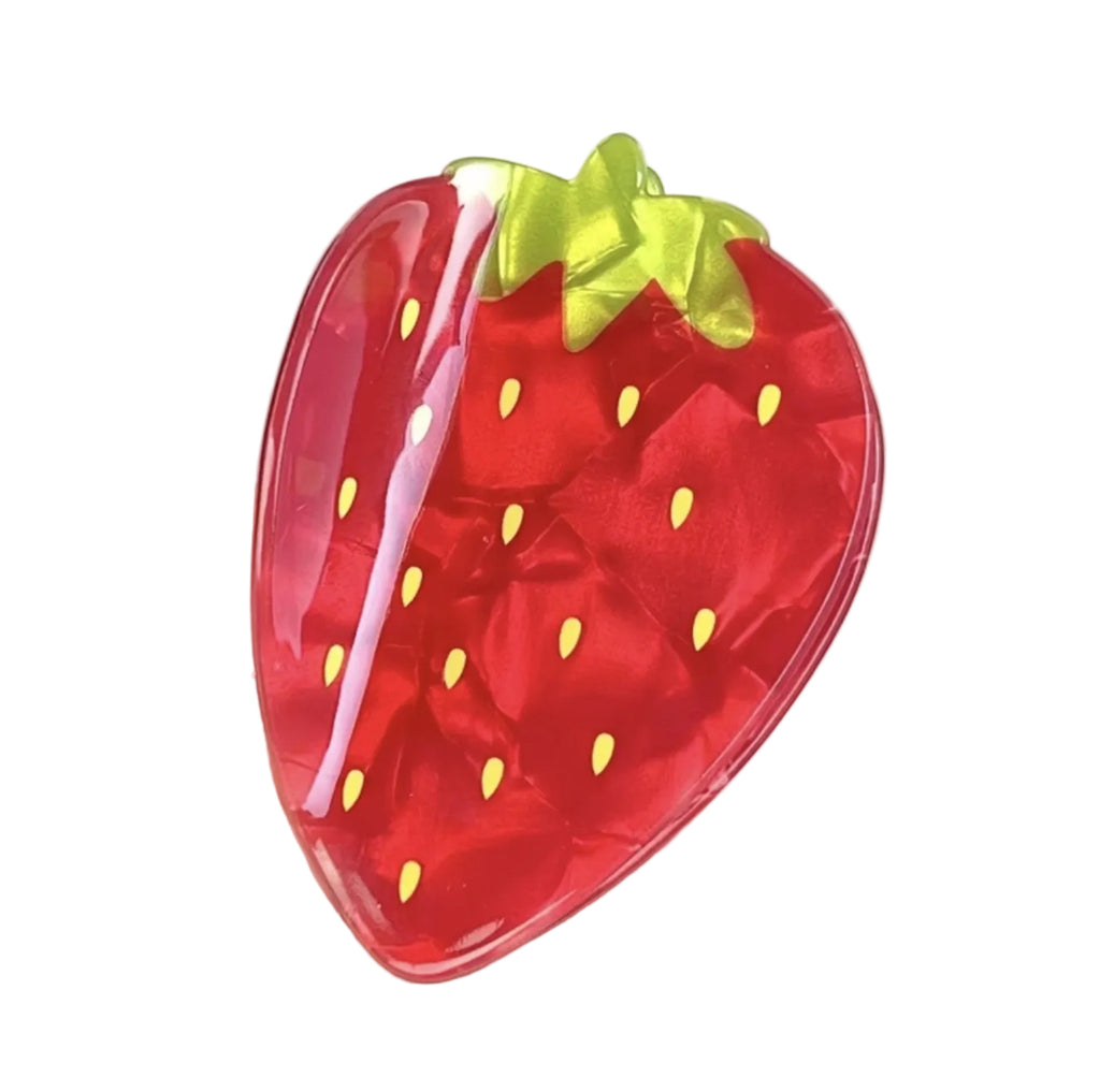 Strawberry Oversized Hair Claw Clip
