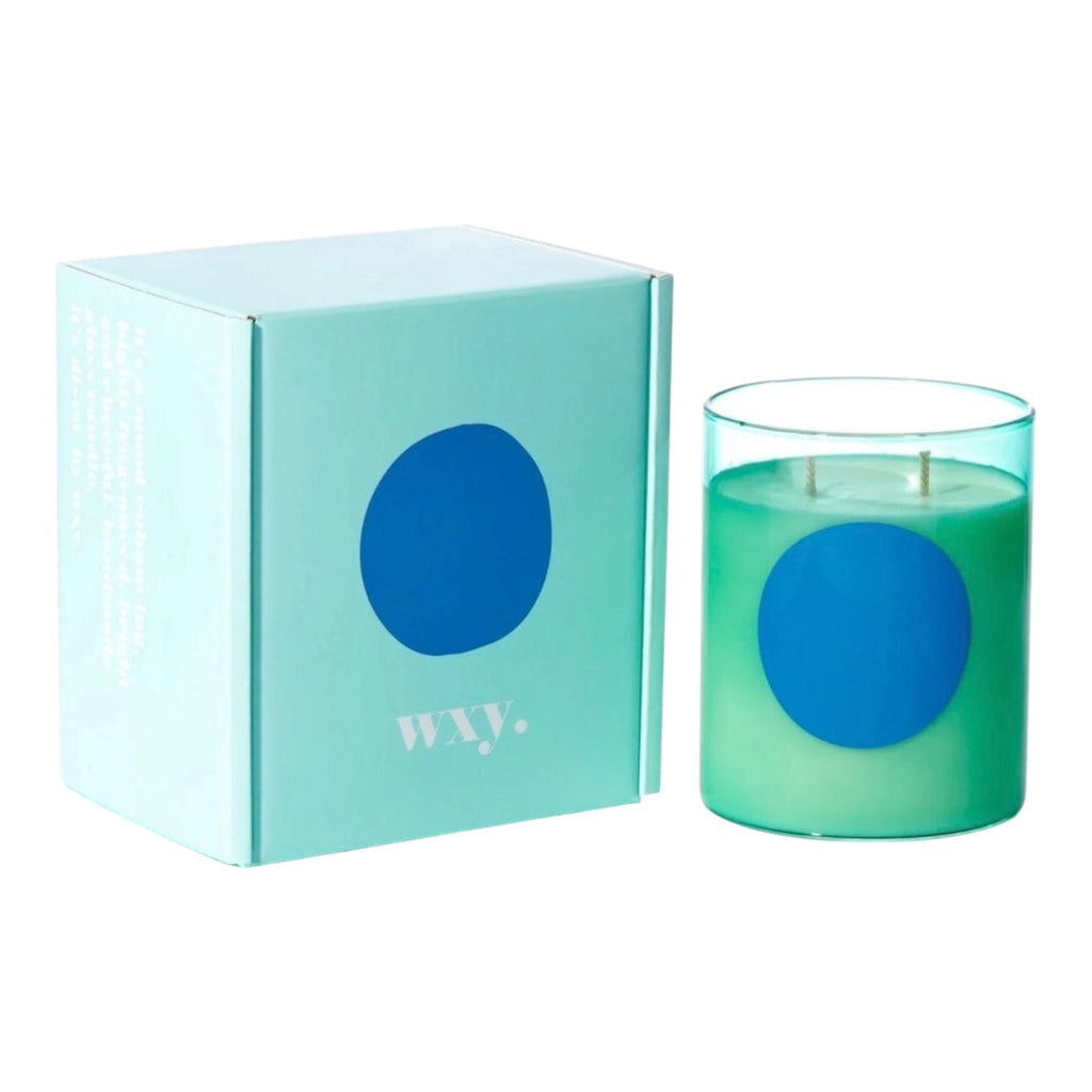 Disco Glass Candle | Basil & Sweet Lime