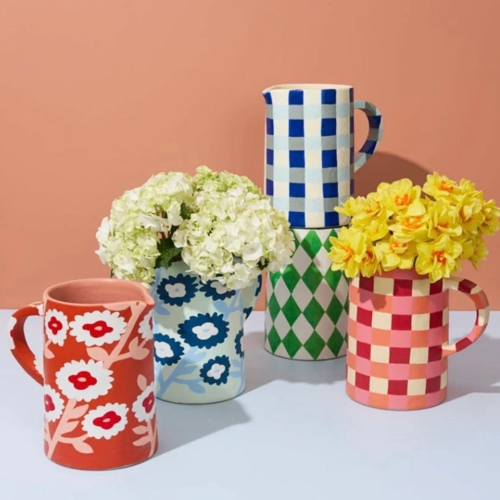 Check Ceramic Jug