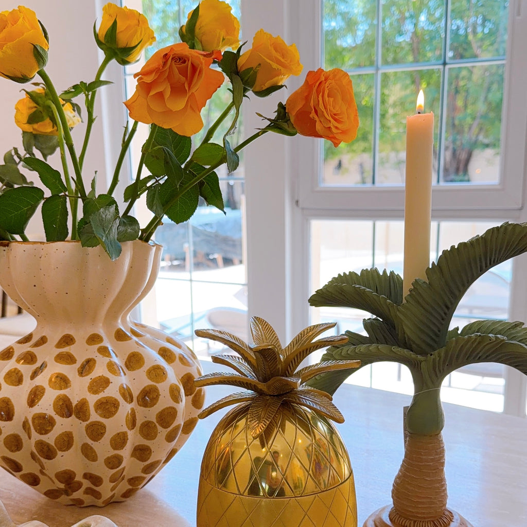 Desert Dot Stoneware Vase