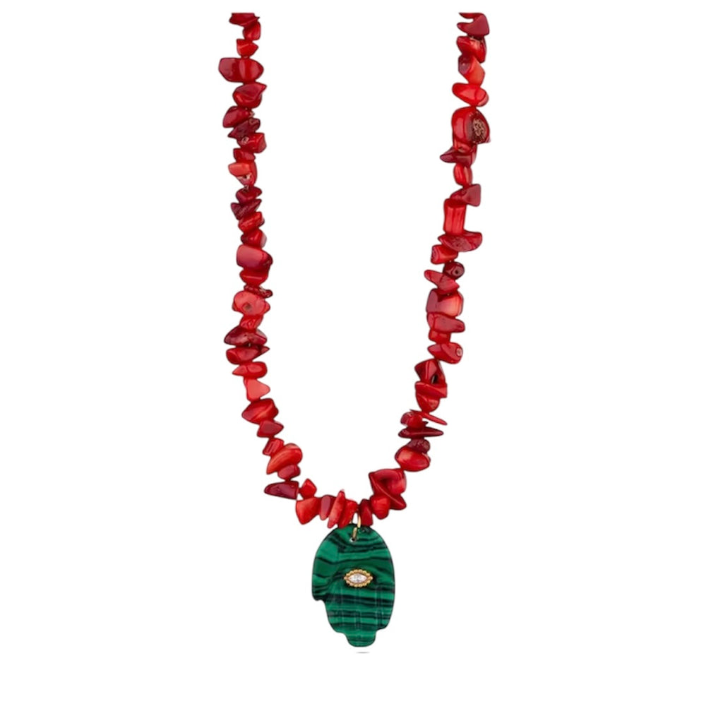 PRE ORDER Good Vibe Necklace | Red Coral