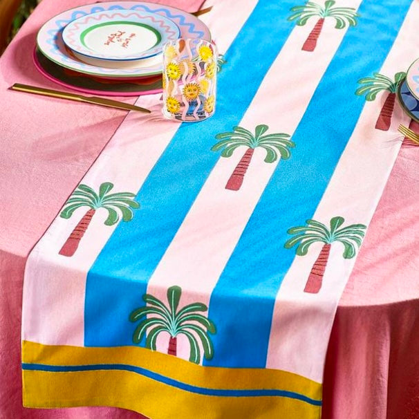 Electric Coast Palm Table Runner, the best customize gift and gifts for her and for him from Inna Carton online shop Dubai, UAE!