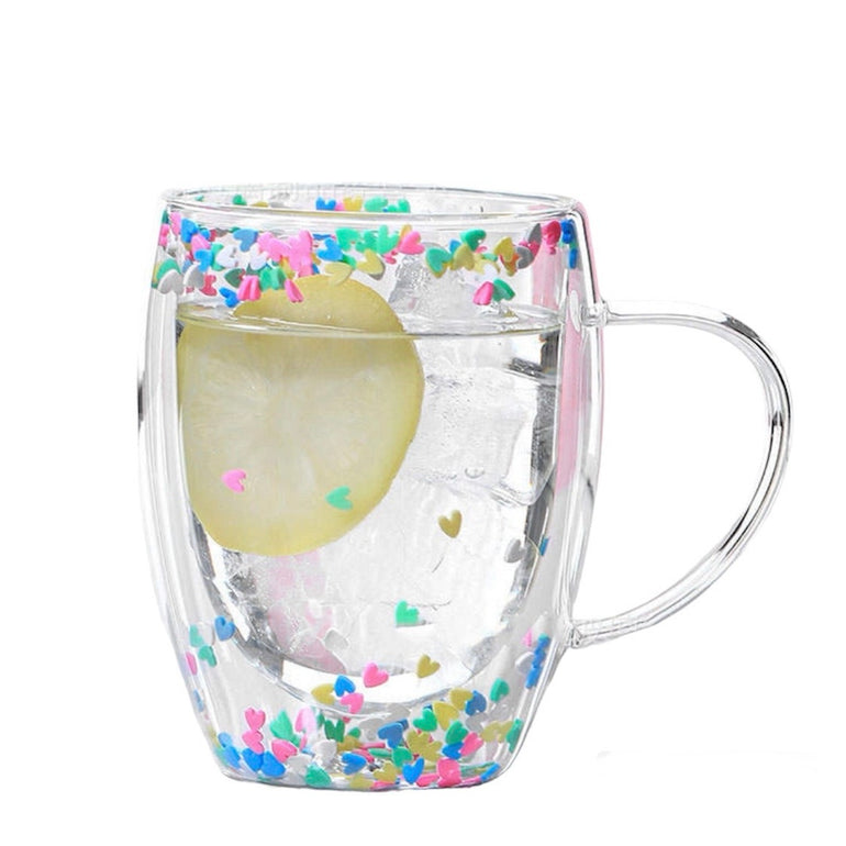 Confetti Heart Mug, shop the best Christmas gift gifts for her for him from Inna carton online store dubai, UAE!
