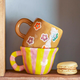 Addy Cup Set Brown, the best customized gift and gifts for her and for him from Inna Carton online shop Dubai, UAE!
