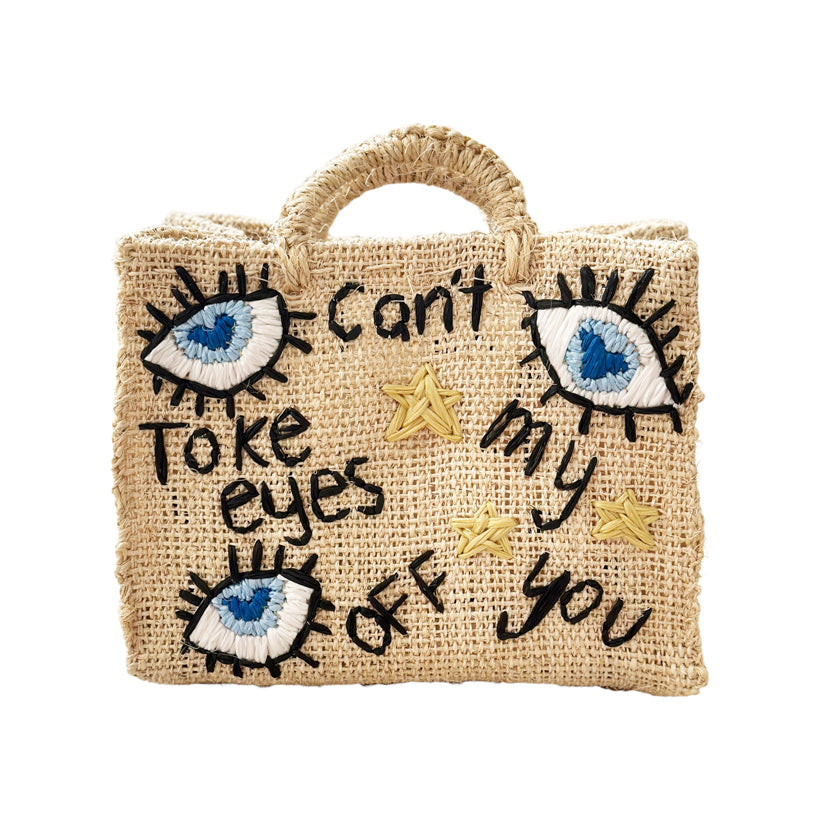 All Eyes On You Raffia Bag , the best gift and gifts for him and for her from Inna Carton, the best online gift store in Dubai, UAE.