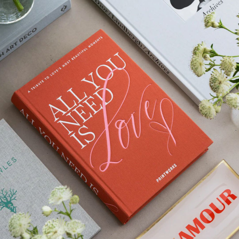 All You Need is Love Linen Photo Book, the best customized gift and gifts for her and for him from Inna Carton online shop Dubai, UAE!
