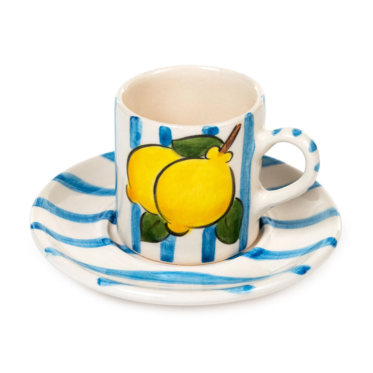 Amalfi Coast Coffee Cup Set of 2 Blue, the best customized gift and gifts for her and for him from Inna Carton online shop Dubai, UAE!
