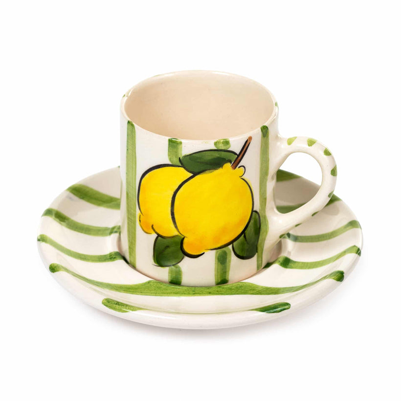 Amalfi Coast Coffee Cup Set of 2 Lime, the best customized gift and gifts for her and for him from Inna Carton online shop Dubai, UAE!