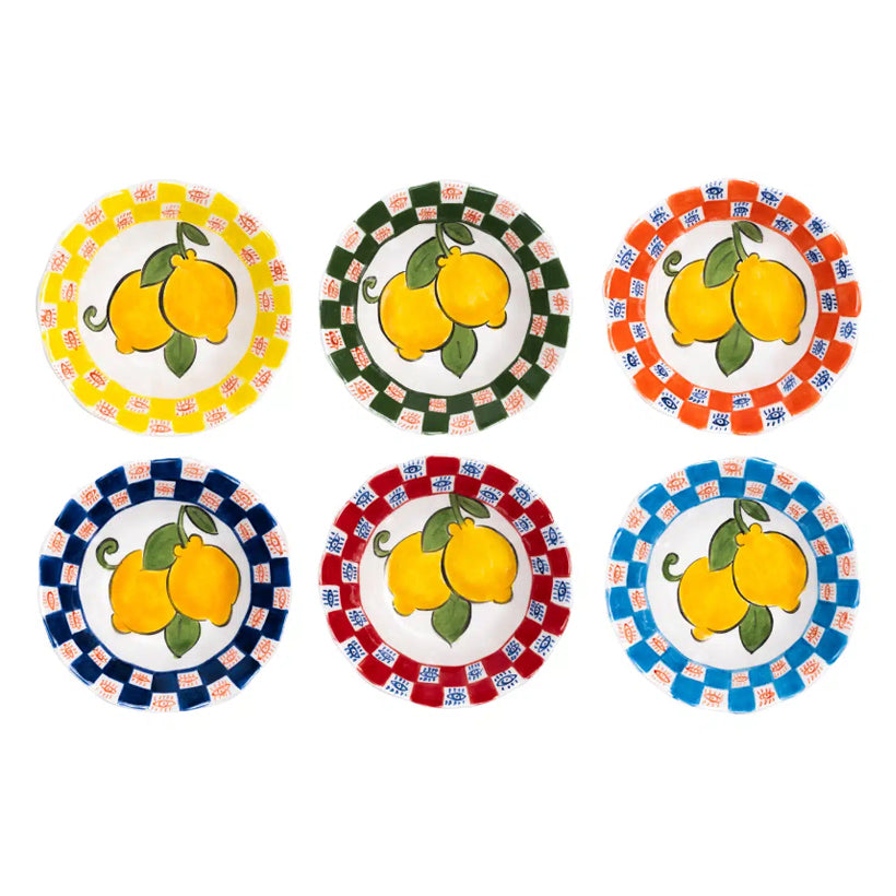 Amalfi Coast Plates Set of 6, the best customized gift and gifts for her and for him from Inna Carton online shop Dubai, UAE!