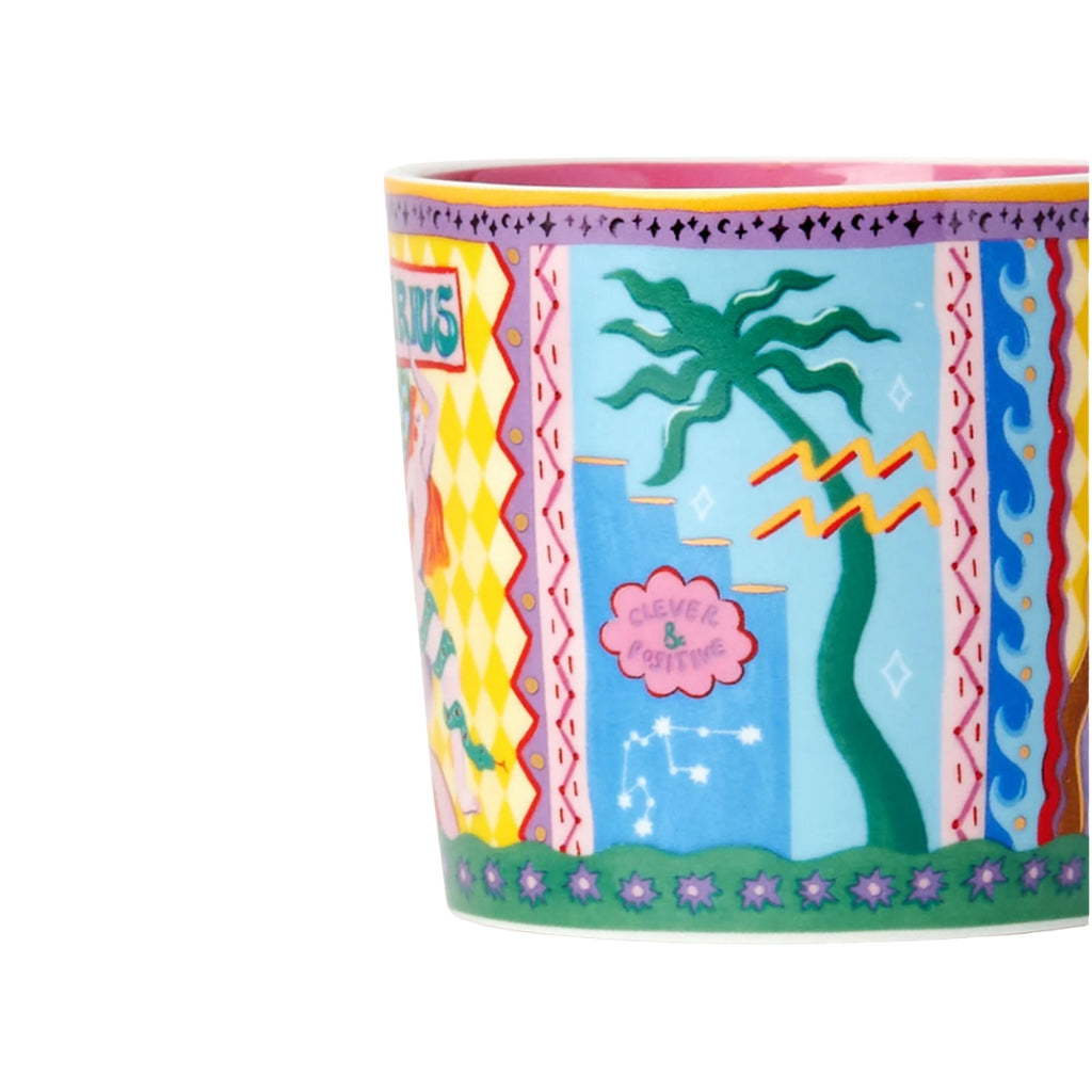 Zodiac Aquarius Porcelain Mug, the best customized gift and gifts for her and for him from Inna Carton online shop Dubai, UAE!
