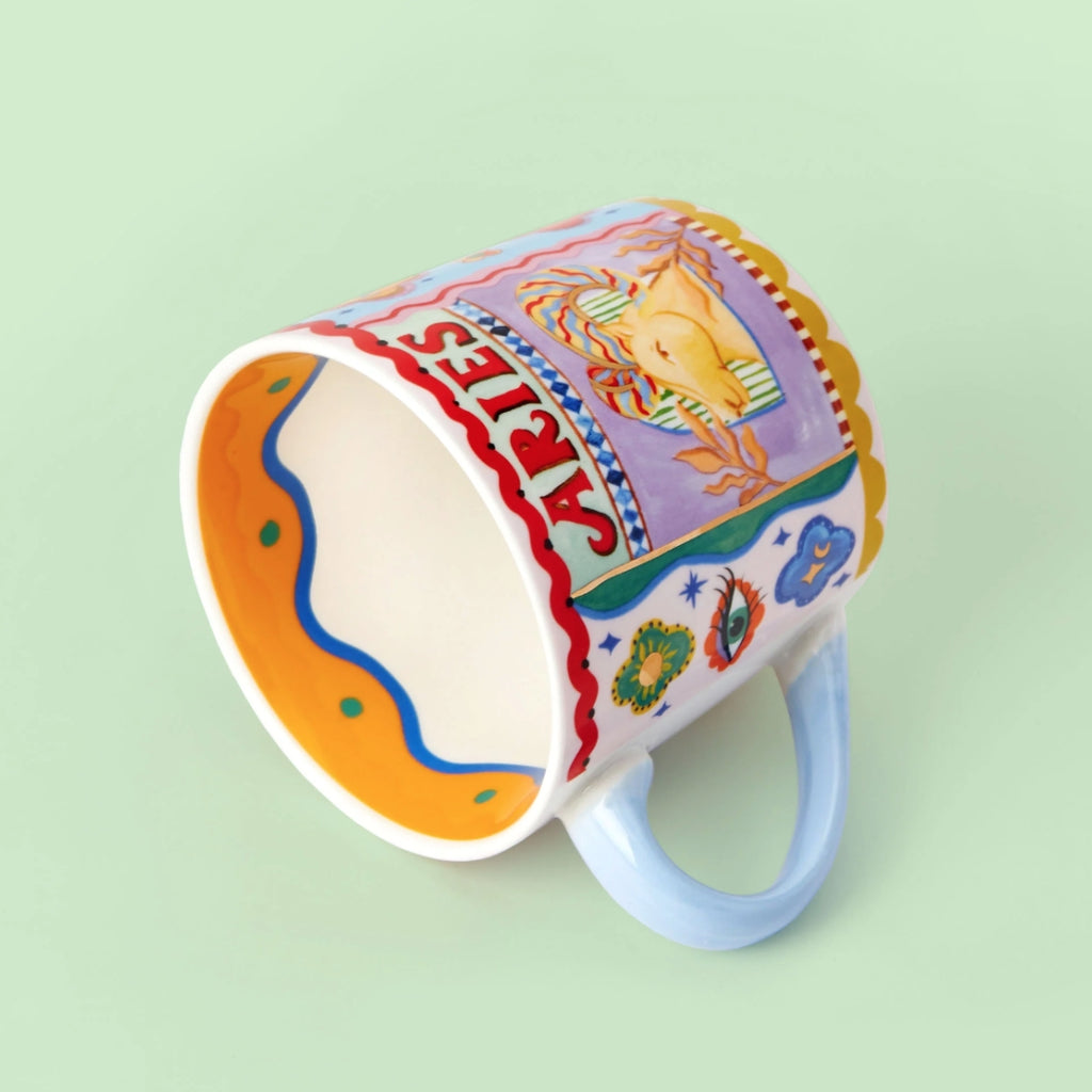 Aries Porcelain Mug, the best customized gift and gifts for her and for him from Inna Carton online shop Dubai, UAE!
