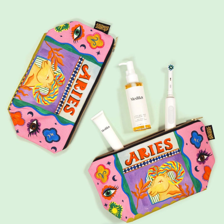 Aries Zip Bag, the best customized gift and gifts for her and for him from Inna Carton online shop Dubai, UAE!
