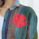 Arizona Embroidered Oversized Shirt Clover Love, the best ramadan customize gift and gifts for her and for him from Inna Carton online shop Dubai, UAE!