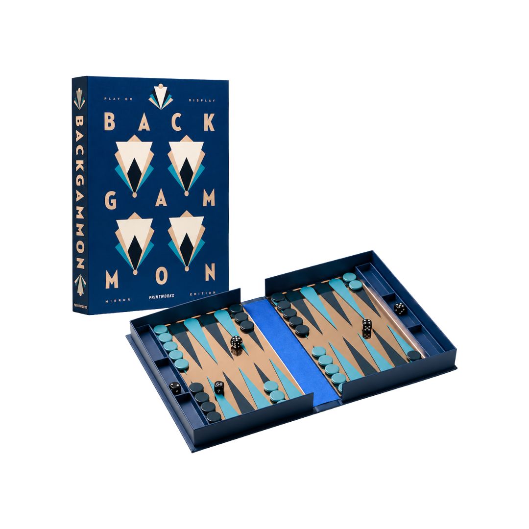  Art Of Backgammon Mirror Dark Blue/Copper, the best customized gift and gifts for her and for him from Inna Carton online shop Dubai, UAE!

