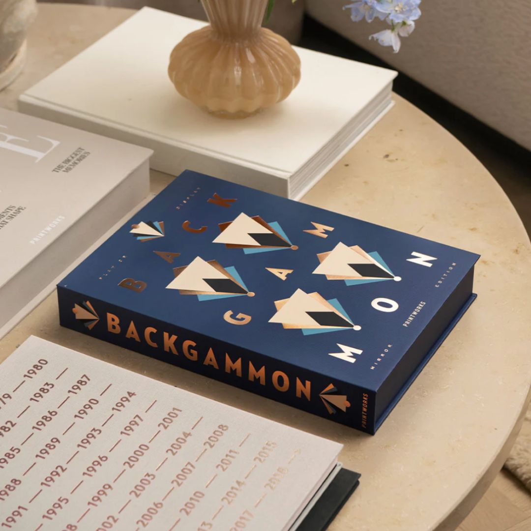  Art Of Backgammon Mirror Dark Blue/Copper, the best customized gift and gifts for her and for him from Inna Carton online shop Dubai, UAE!
