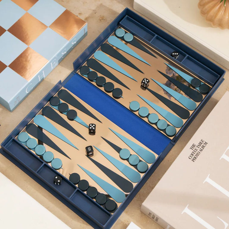  Art Of Backgammon Mirror Dark Blue/Copper, the best customized gift and gifts for her and for him from Inna Carton online shop Dubai, UAE!
