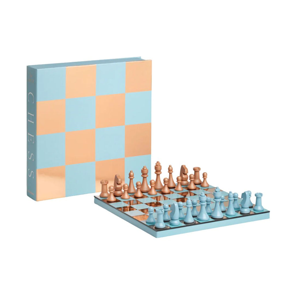 Art Of Chess Mirror Light Blue Copper, the best customized gift and gifts for her and for him from Inna Carton online shop Dubai, UAE!
