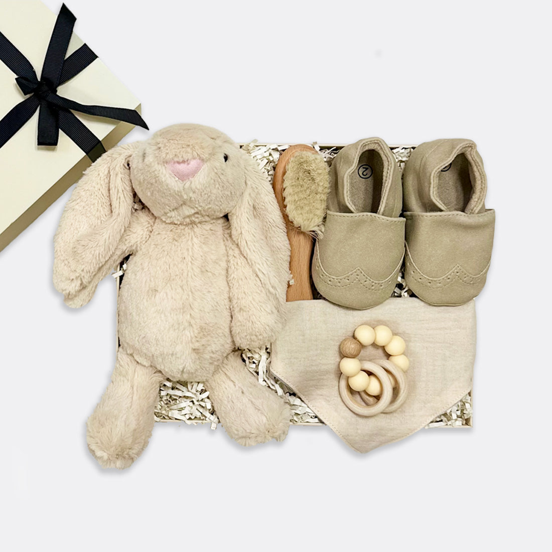 Hun Bun Soft toy | Cream My Moccasin | Off-white (from birth up to 12 months) Baby Cotton Bib Boule Teether Baby Brush, shop the best Christmas gift gifts for her for him from Inna carton online store dubai, UAE!