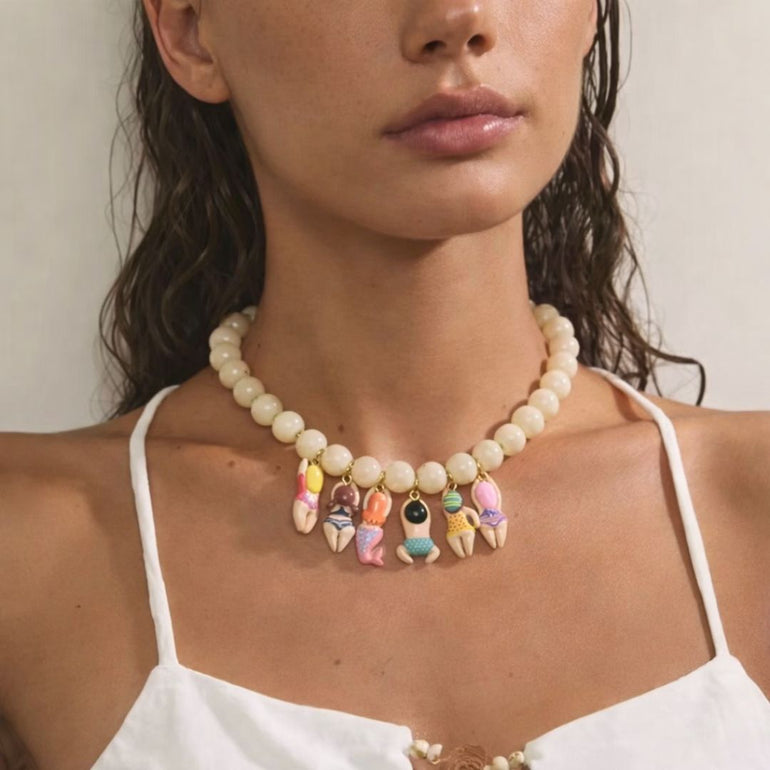 Beach Club Beaded Necklace, the best customized gift and gifts for her and for him from Inna Carton online shop Dubai, UAE!
