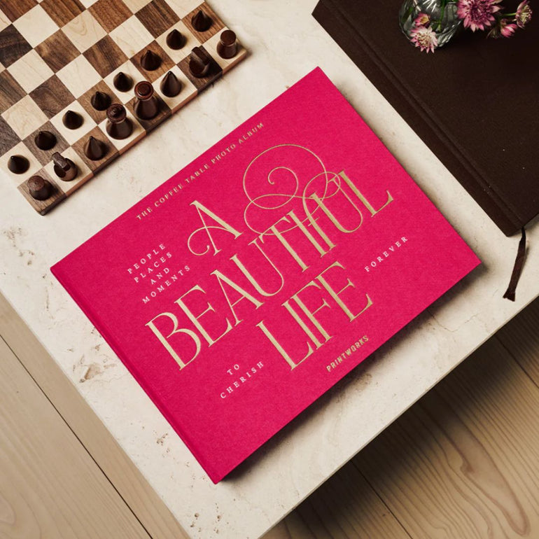 A Beautiful Life Linen Photo Album, the best customized gift and gifts for her and for him from Inna Carton online shop Dubai, UAE!
