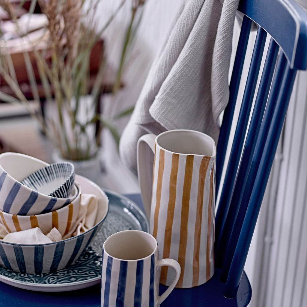 Begonia Stoneware Mug | Blue, the best customized gift and gifts for her and for him from Inna Carton online shop Dubai, UAE!
