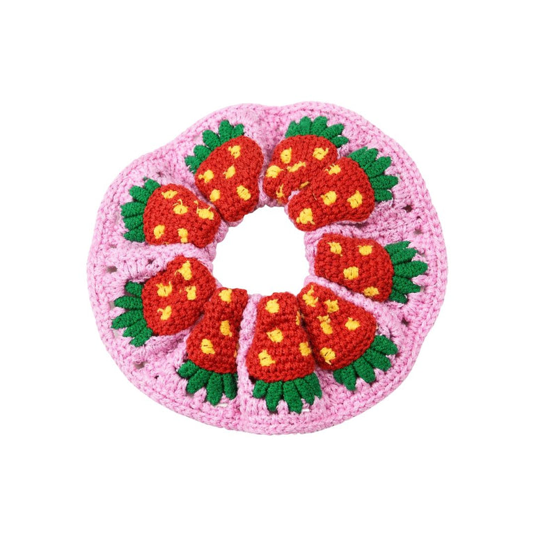 Berry Crochet Hair Tie Scrunchie, the best customized gift and gifts for her and for him from Inna Carton online shop Dubai, UAE!
