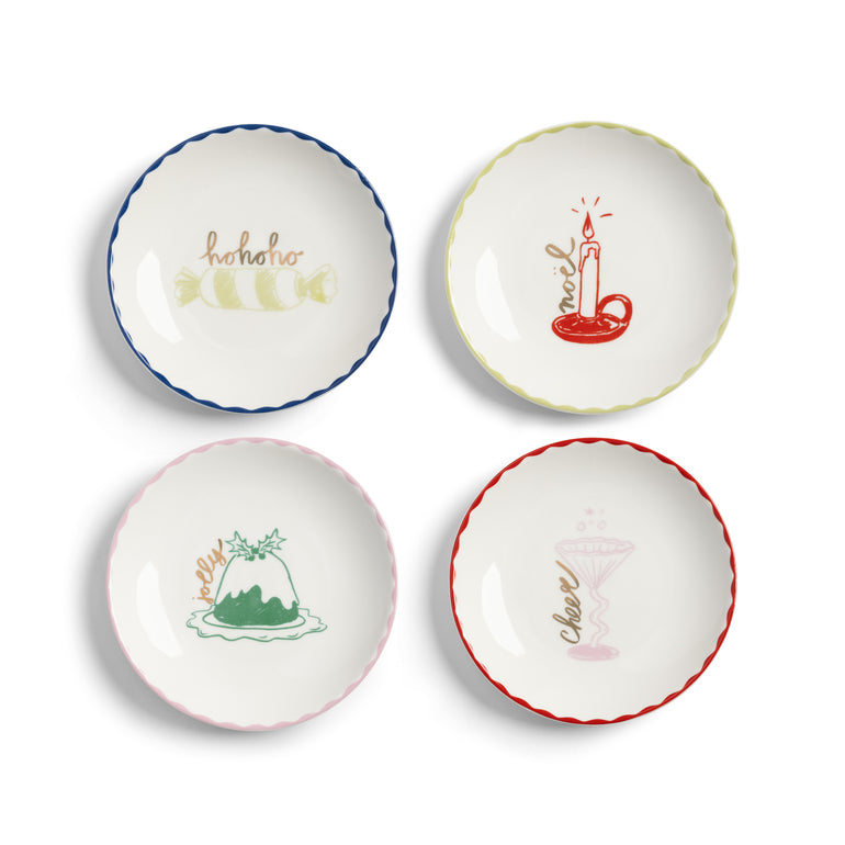 Bliss Plates Set of 4 Small, the best customize gift and gifts for her and for him from Inna Carton online shop Dubai, UAE!