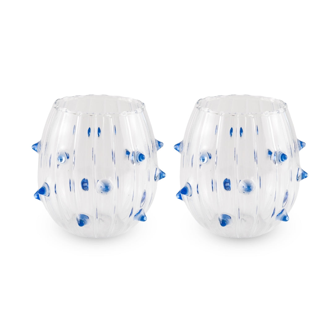 Blue Spines Glasses Set, the best customized gift and gifts for her and for him from Inna Carton online shop Dubai, UAE!
 