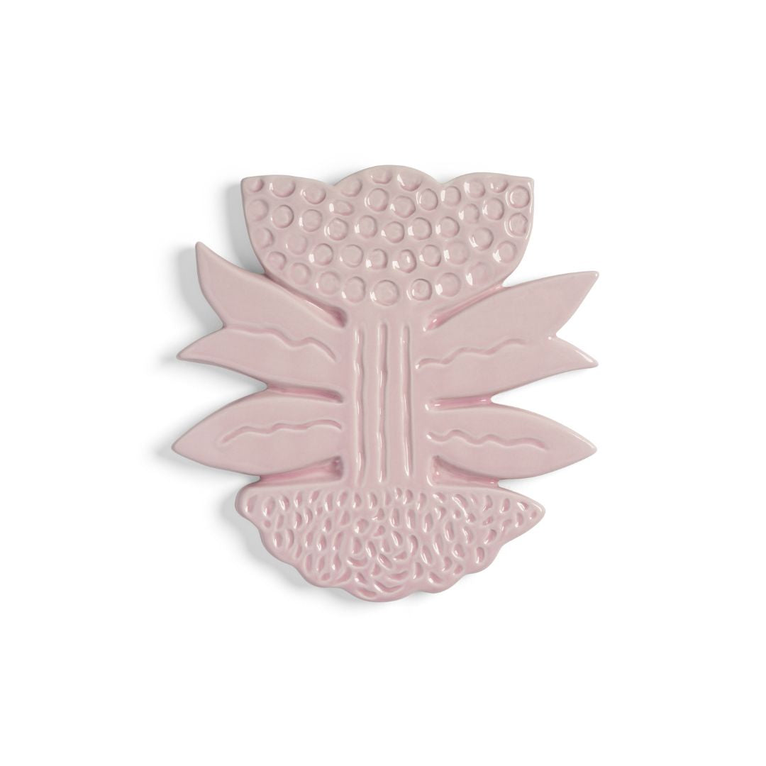 Blume Stoneware Trivet | Pink, the best customized gift and gifts for her and for him from Inna Carton online shop Dubai, UAE!
