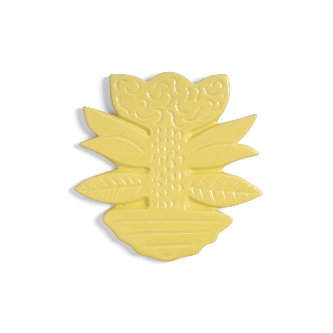 Blume Stoneware Trivet | Yellow, the best customized gift and gifts for her and for him from Inna Carton online shop Dubai, UAE!

