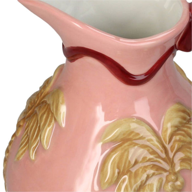 Blush Palm Ceramic Jug Vase, the best customized gift and gifts for her and for him from Inna Carton online shop Dubai, UAE!
