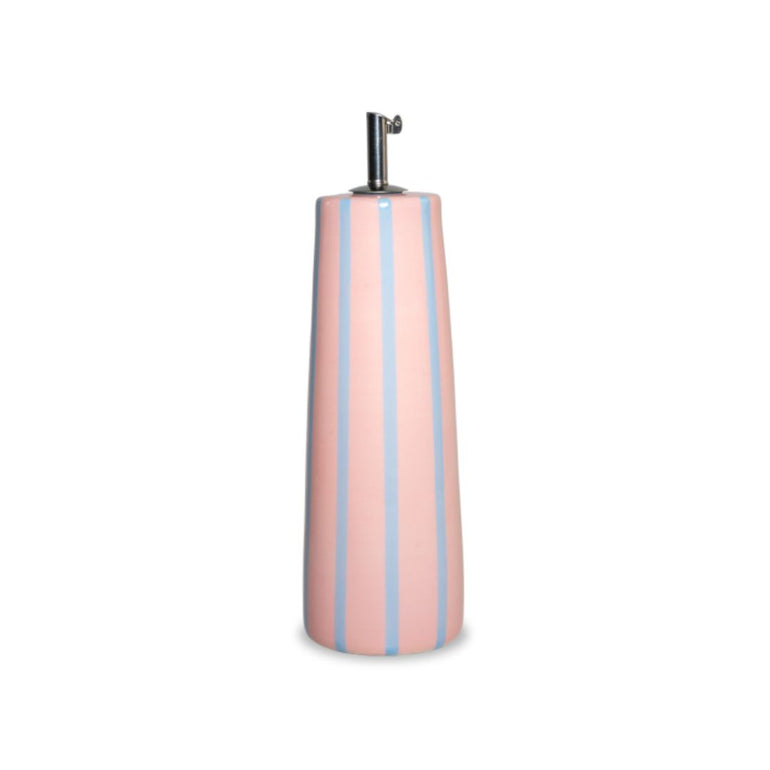 Blush Stripe Stoneware Oil/Vinegar Bottle, the best customized gift and gifts for her and for him from Inna Carton online shop Dubai, UAE!
