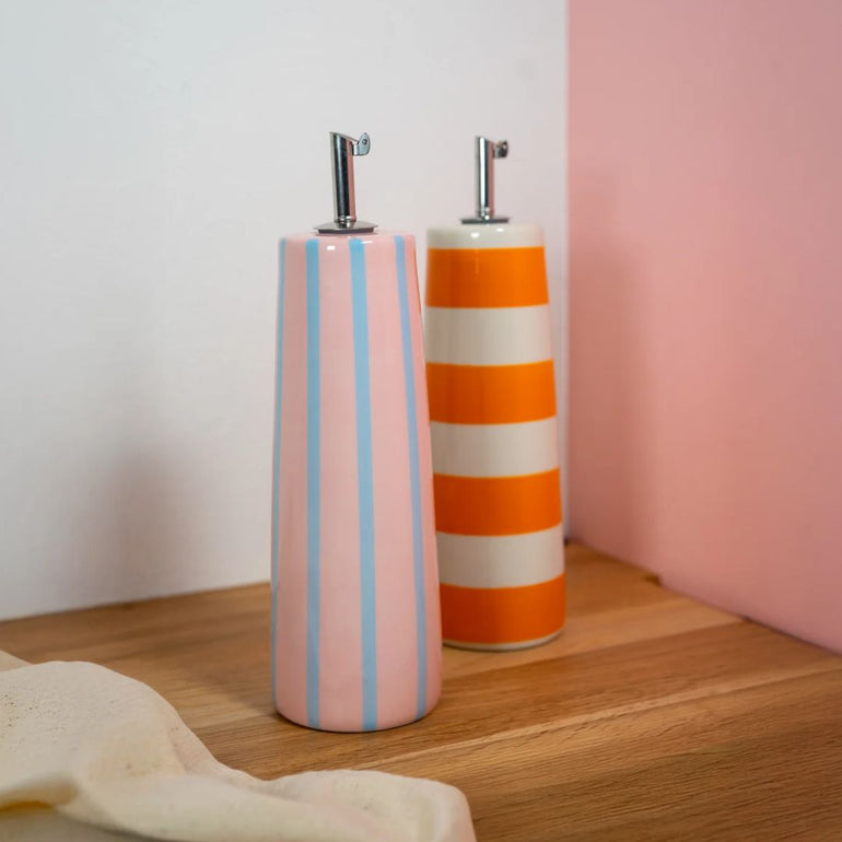 Bold Orange Stoneware Oil/Vinager Bottle, the best customized gift and gifts for her and for him from Inna Carton online shop Dubai, UAE!
