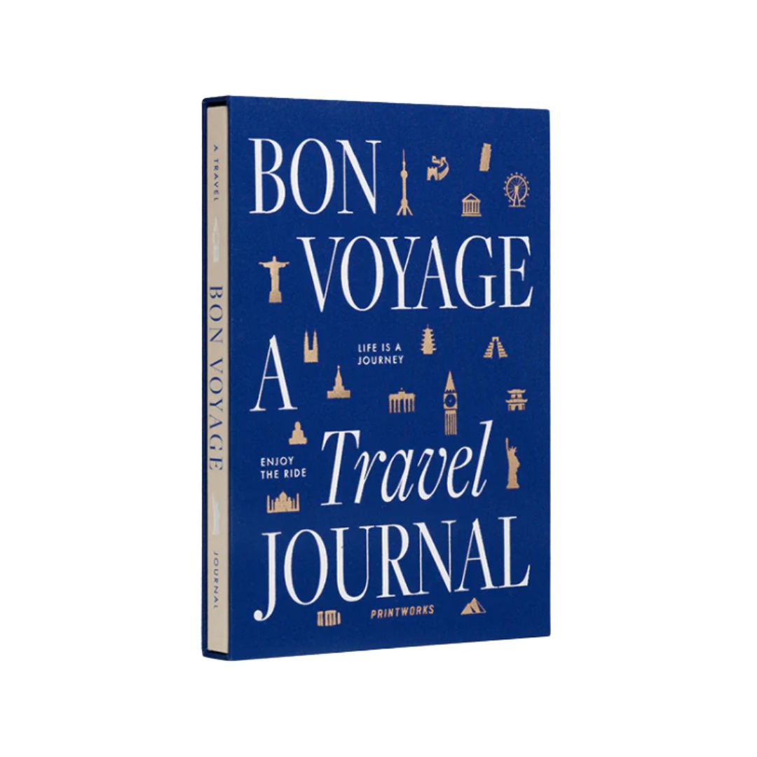 Bon Voyage Travel Linen Journal, the best customized gift and gifts for her and for him from Inna Carton online shop Dubai, UAE!