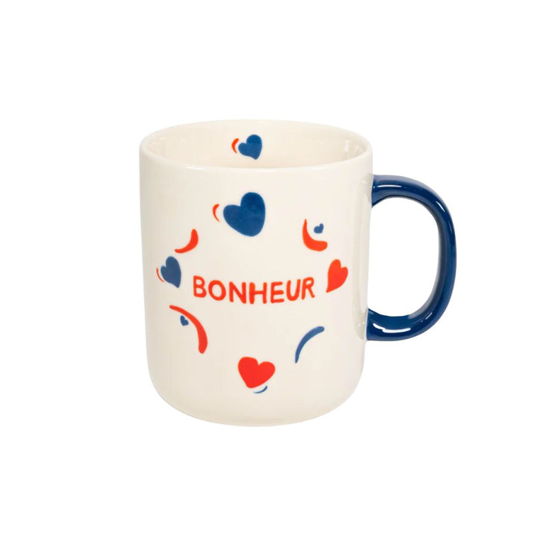 "Bonheur" Stoneware Mug, the best customized gift and gifts for her and for him from Inna Carton online shop Dubai, UAE!
