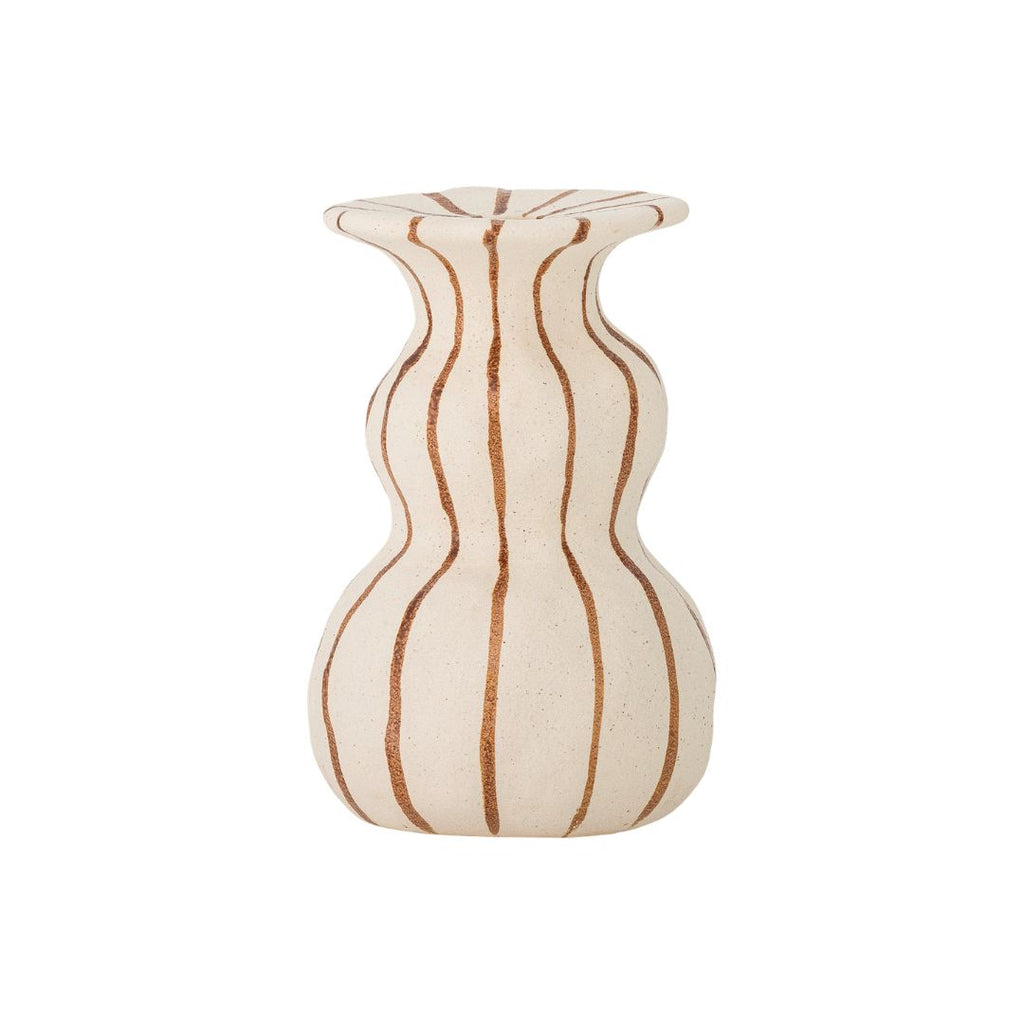 Byron Stoneware Candle Holder | Stripe, the best customized gift and gifts for her and for him from Inna Carton online shop Dubai, UAE!
