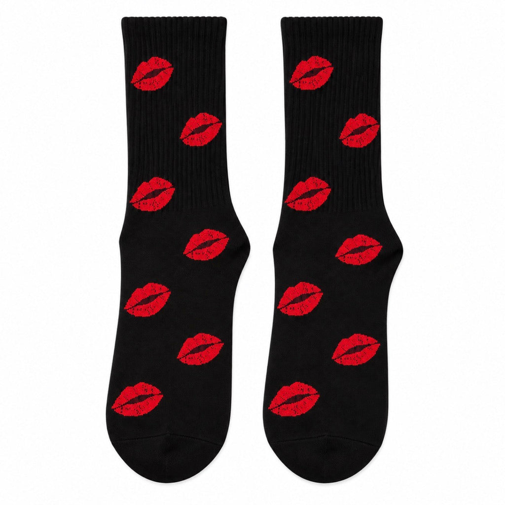Hot Lips Grip Socks | Black