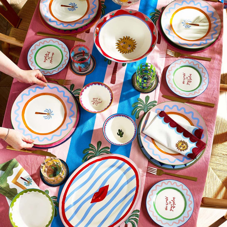 Electric Coast Set of 2 Nibble Bowls Cactus & Oyster, the best customize gift and gifts for her and for him from Inna Carton online shop Dubai, UAE!