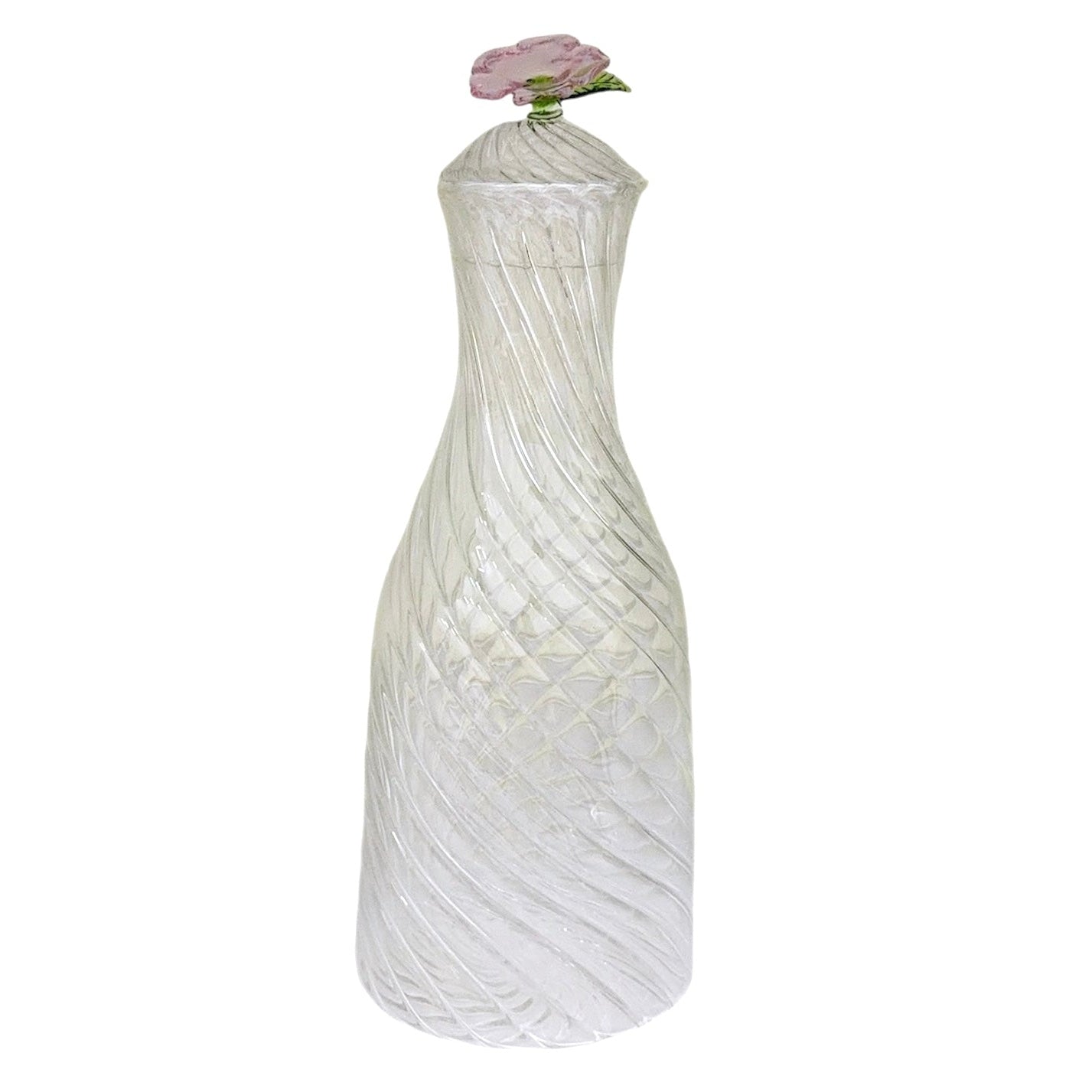 Carafe Glass Bottle | Flower, the best customized gift and gifts for her and for him from Inna Carton online shop Dubai, UAE!
