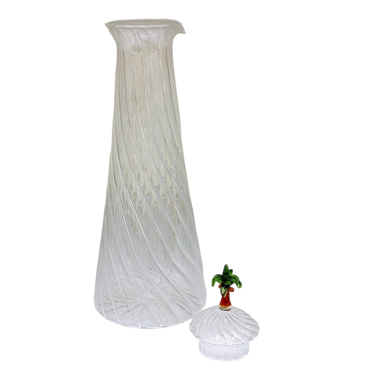 Carafe Glass Bottle | Palm Tree, the best customized gift and gifts for her and for him from Inna Carton online shop Dubai, UAE!

