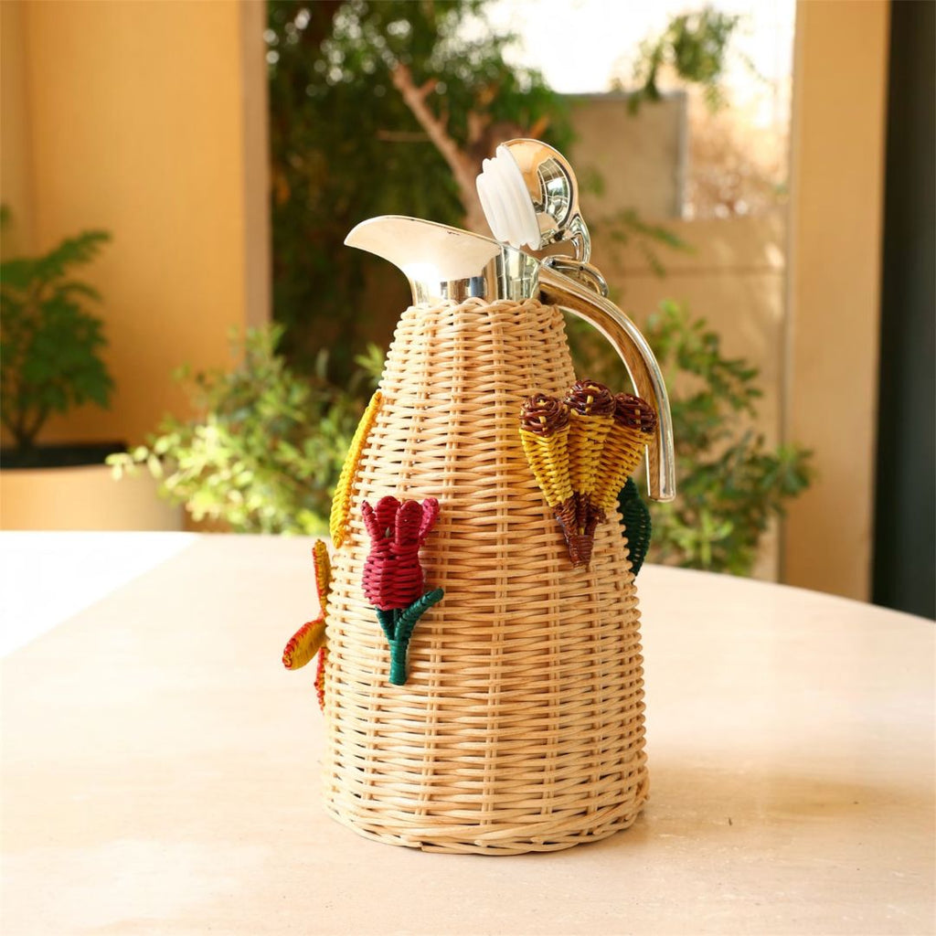Charm Rattan Thermal Bottle, the best customized gift and gifts for her and for him from Inna Carton online shop Dubai, UAE!
