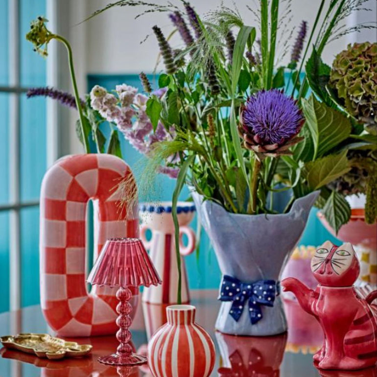 Checkered Ceramic Vase, the best customized gift and gifts for her and for him from Inna Carton online shop Dubai, UAE!
