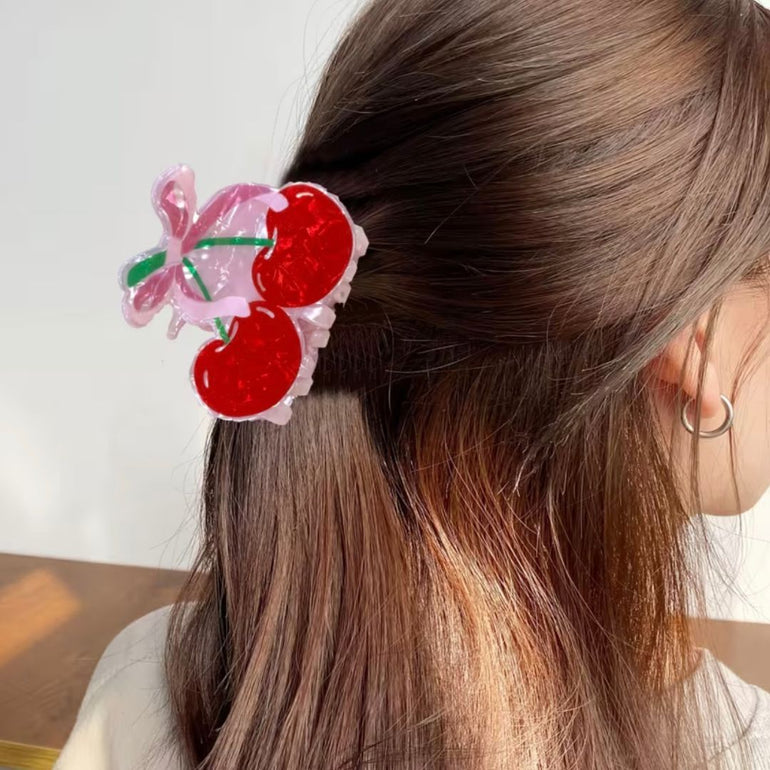 Cherry Acetate Hair Clip, the best customized gift and gifts for her and for him from Inna Carton online shop Dubai, UAE!
