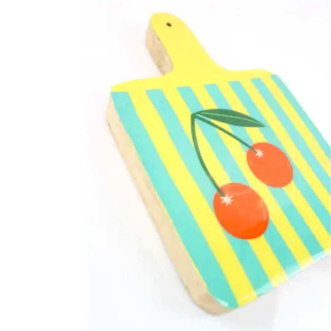 Cherry Wooden Serving Board, the best customized gift and gifts for her and for him from Inna Carton online shop Dubai, UAE!
