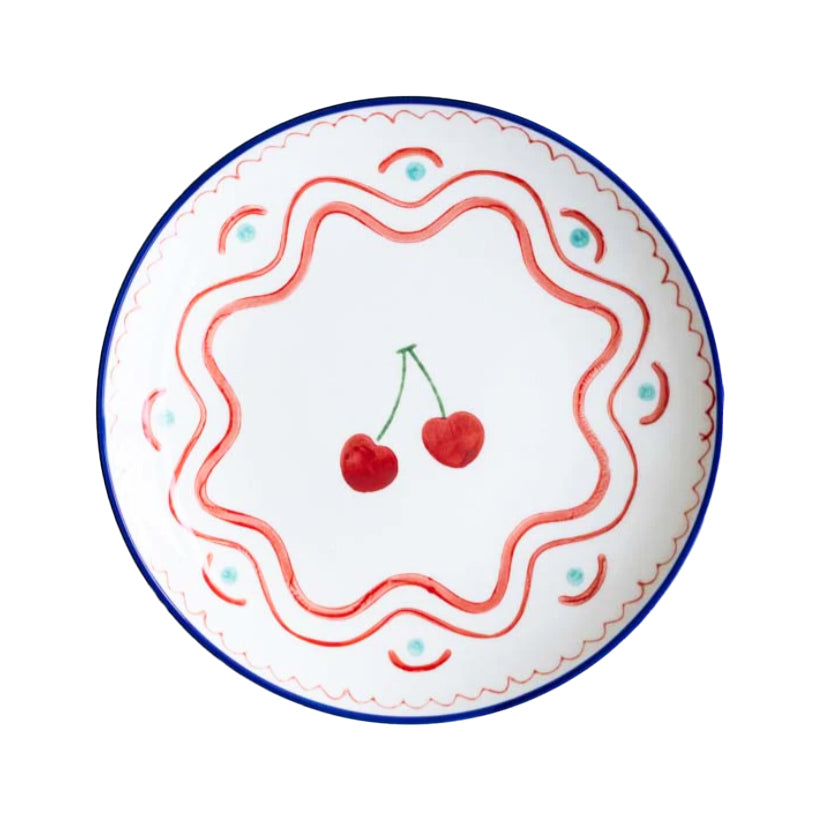 Cherry Dessert & Salad Plates, the best customized gift and gifts for her and for him from Inna Carton online shop Dubai, UAE!